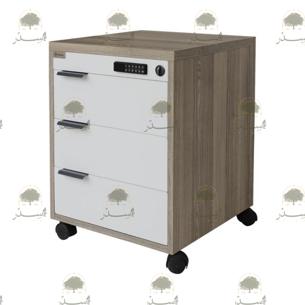 AR.FileCabinets13 وحدة أدراج-بيج وبنى