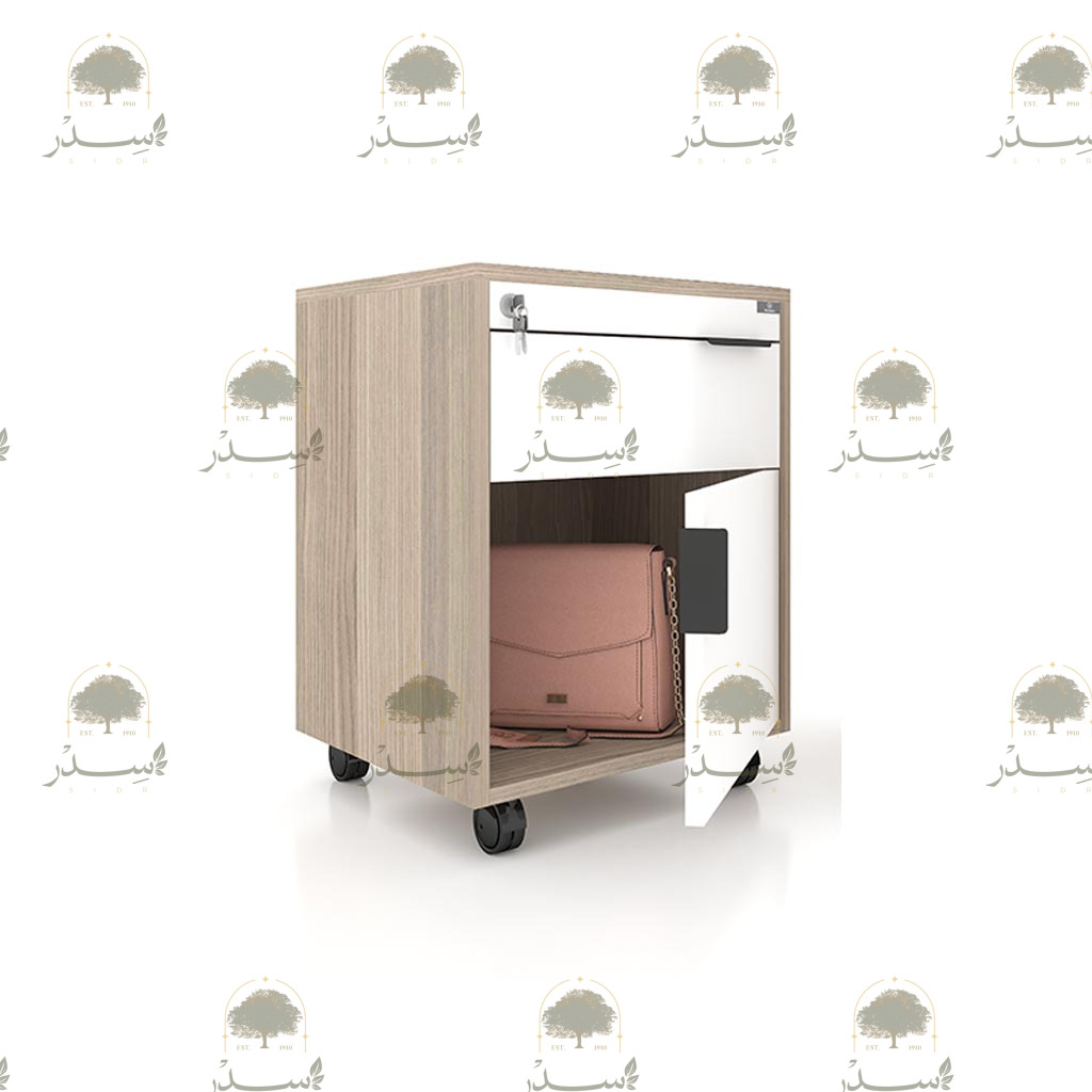 Ar-dr17 وحدة أدراج-بنى وأبيض